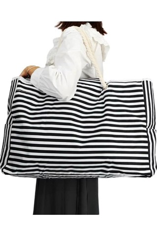 Vomgomfom Extra Large Waterproof Canvas Beach Bag Brand New Pack Everything Blue - Picture 7 of 9