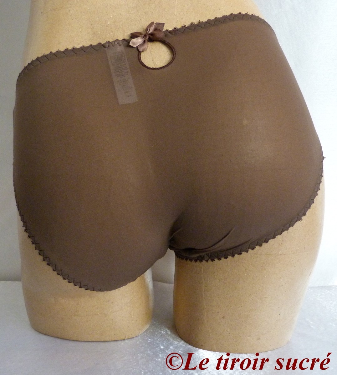 Culotte LEJABY Elixir Floralie – Taille FR 1 (XS) – Marron – Lingerie Neuve Avec étiquettes