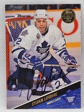 AUTOGRAPHED 1993-94 LEAF INC HOCKEY CARDS YOU SELECT