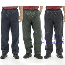 Waterproof Rain Over Trousers Overtrousers Mens / Ladies Work Camping Fishing