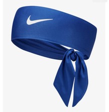 Unisex Nike Dry Head Tie Dri-Fit Headband Blue CN0234-413 FREE SHIPPING