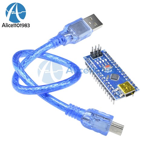 5V Nano V3.0 16M Micro-Controller CH340G Board USB Cable For Arduino - Picture 6 of 54