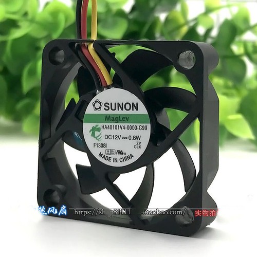 SUNON HA40101V4 DC 12V 0.8W 2Pin CPU Cooling Fan Cooler Fans Hest 40mm*40mm*10mm - Picture 3 of 4