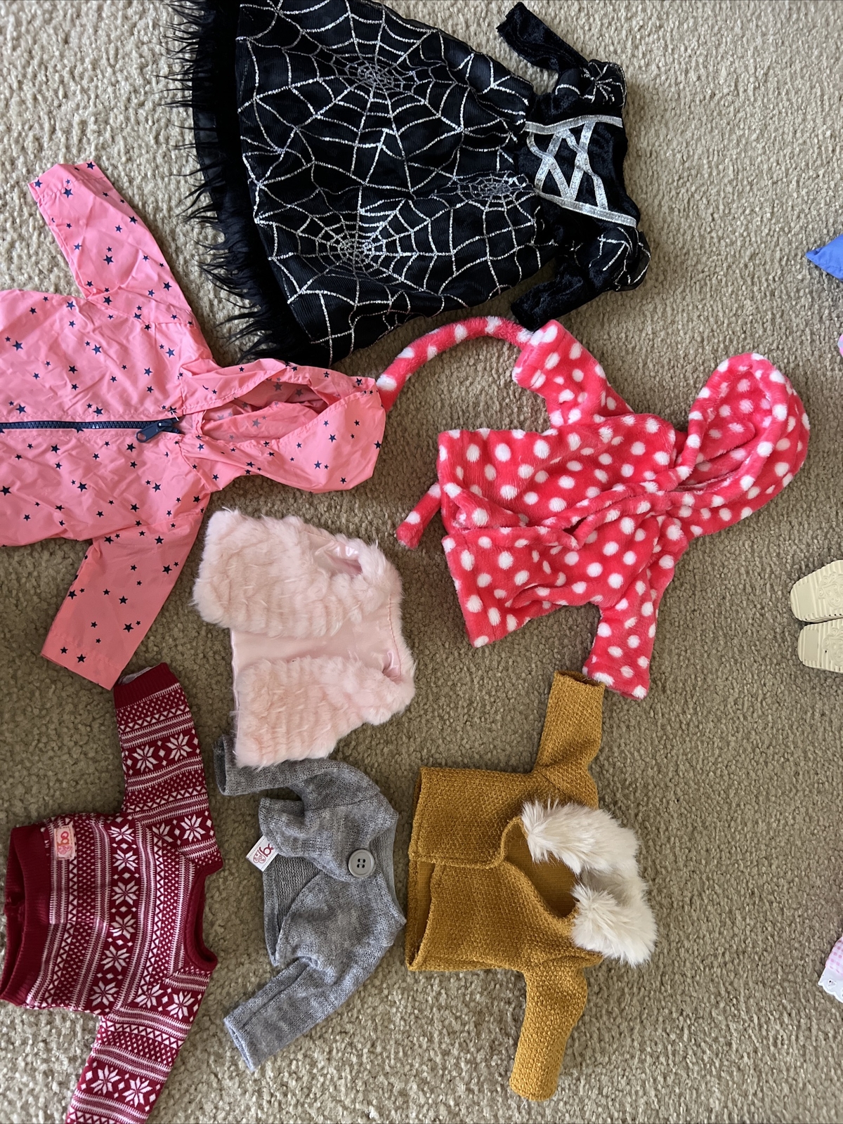 Our Generation Girl Doll Lot Clothing & Accessories Includes Doll Over