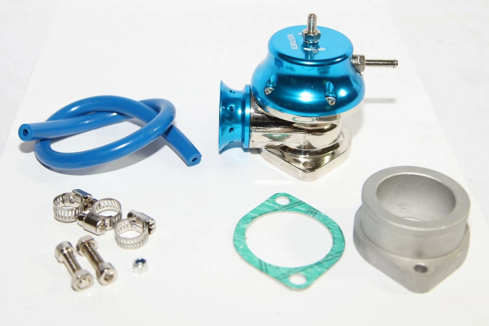 Válvula de soplado universal EMUSA BOV para Accord Civic CRX Del Sol Prelude AZUL Foto 3 de 4