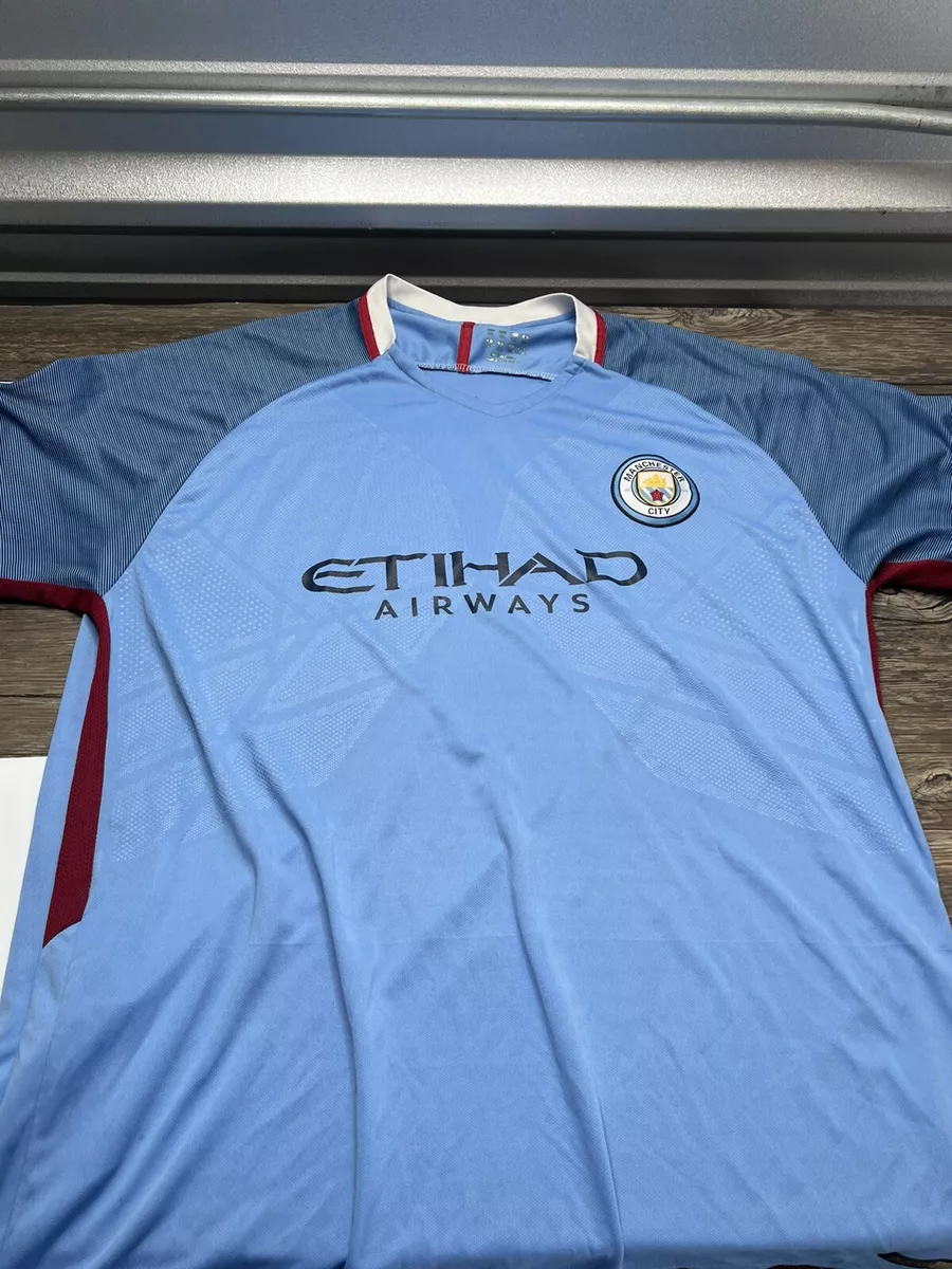 Nike Etihad Airways Manchester City Football Club 2017 Blue Soccer