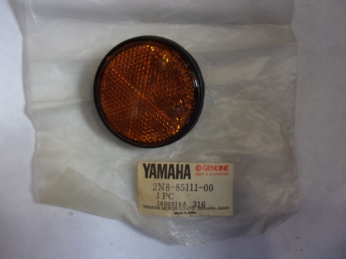 ヤマハ、COPERA Reflector - Front - Round - Amber - Chrome - 60mm - Yamaha