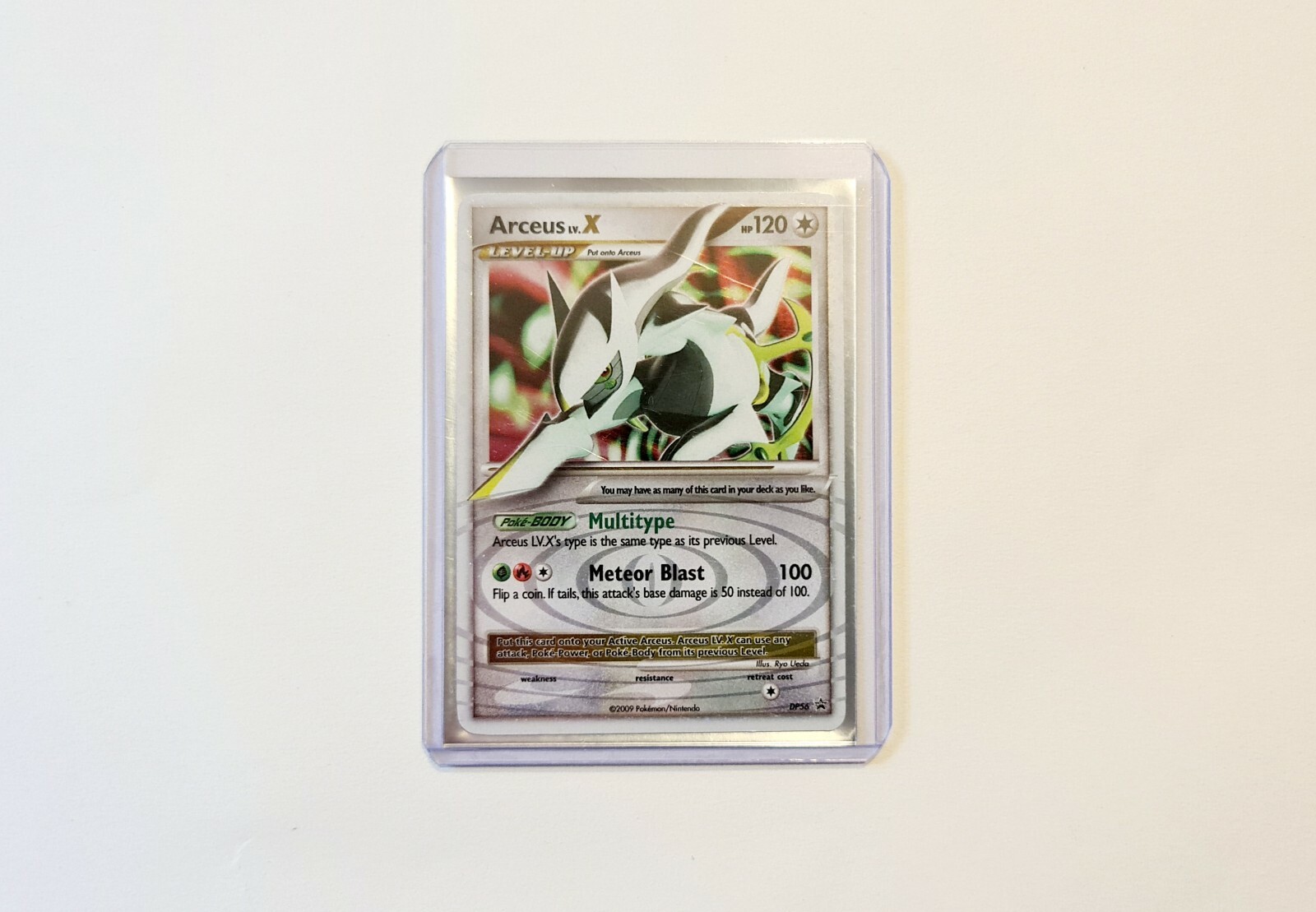 Arceus X DP56 Promo Pokemon Card MP Diamond and Pearl Vintage Nintendo Era