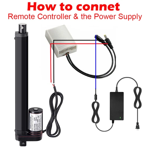 Heavy Duty 12V Linear Actuator Motor 3000N 660lb Stroke 50mm~1000mm Fast Speed - Bild 17 von 41
