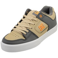 Image of DC Shoes Pure Mens Skate Trainers in Grey Tan - 8 UK