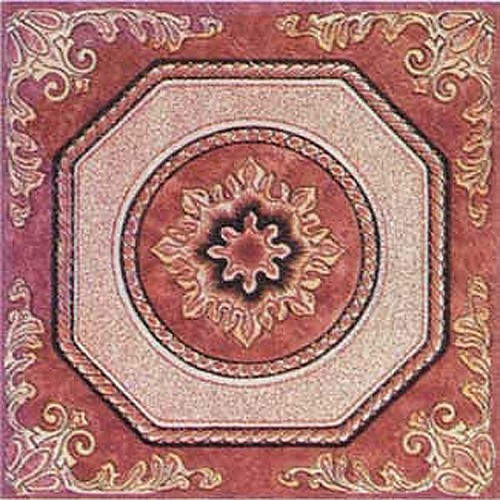 Plum Vinyl Floor Tile 20 Pcs Adhesive Kitchen Flooring - Actual 12'' x 12''