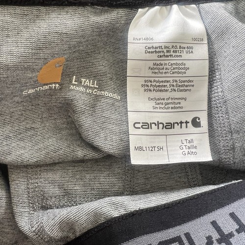 Carhartt Work Force Pants Mens Sz Large Tall Base Layer Warm Thermal Long Johns - Picture 6 of 6