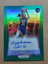 2024 Panini Prizm WNBA - Throwback Signatures Napheesa Collier Green Prizm (AU)