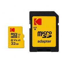 Kodak 32GB Premium Performance microSDHC Memory Card, Class 10 with SD Adapter