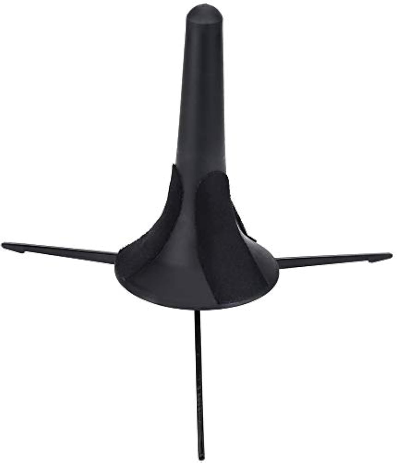 Jiayouy Black Portable Trumpet Stand Holder Metal Tripod Holder Stand Foldabl