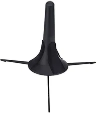 Jiayouy Black Portable Trumpet Stand Holder Metal Tripod Holder Stand Foldabl