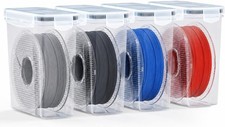 AMZPro Filament Storage Box - 4 Pack Filaments Container for 3D Printing Filamen
