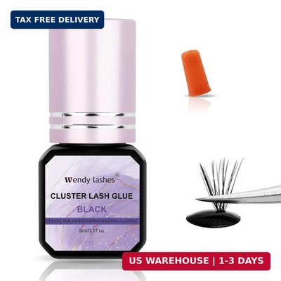 Lash Cluster Glue Eyelash Black Sensitive Fast Drying Waterproof Lashes-Glue Ind