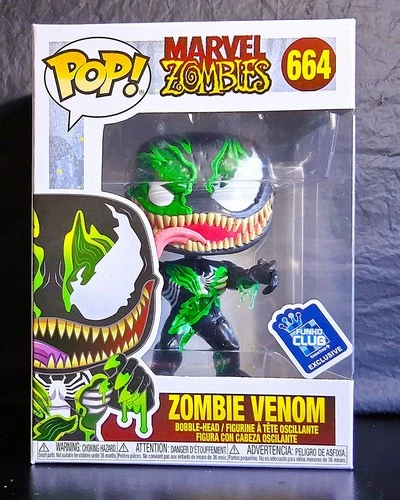 Zombie Venom #664 Funko Pop Marvel Zombies Funko Club GameStop Exclusive