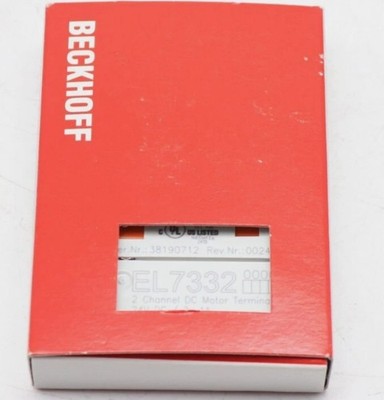 New In Box Beckhoff EL7332 PLC Module EL7332 EL7332 Free shipping