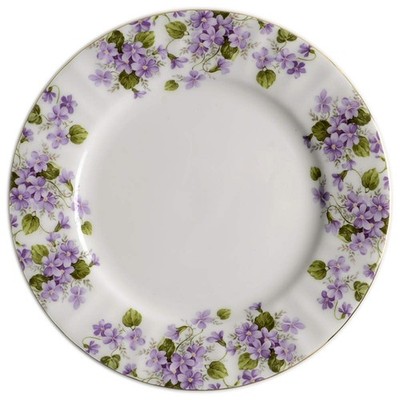 Gracie Bone China Violet Salad Dessert Plate 7302068