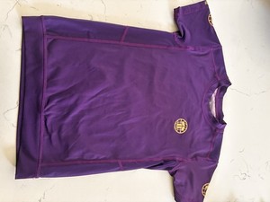 Purple Tatami Youth Rash Guard Size Large 9-11 MMA BJJ