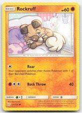 Rockruff 123/236 SM - Cosmic Eclipse Pokemon TCG NM