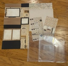 CLOSE TO MY HEART Scrapbooking Kit VINTAGE TRAVEL X7045A Level Two INCOMPLETE