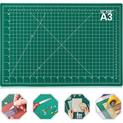 Self Healing Sewing Mat, 12 Inch x 18 Inch Rotary Cutting Mat, Double Sided 5...