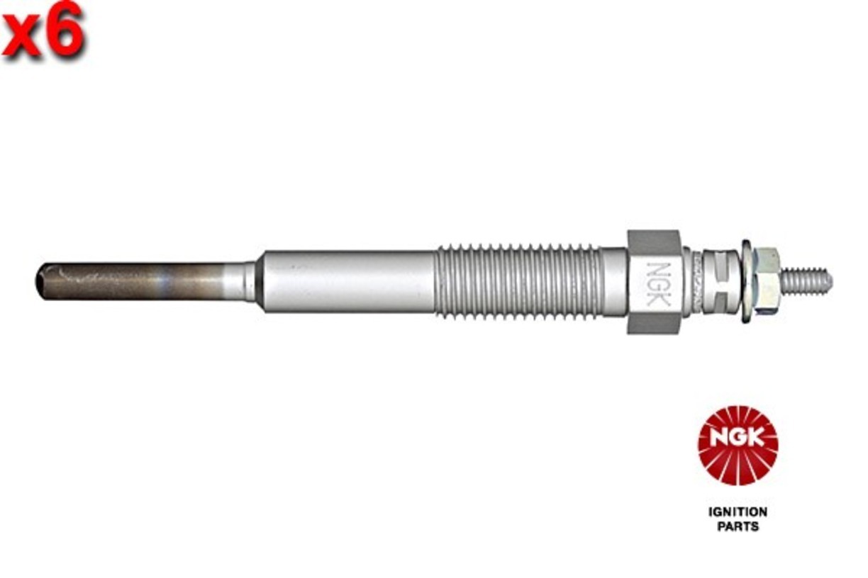 NGK 6x Glow Plug For TOYOTA Land Cruiser 80-89 19850-68060-000