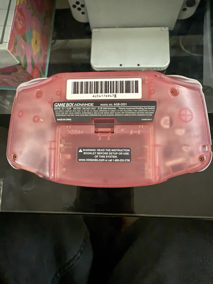 Gameboy Advance Translucent Pink Missing Battery 2-Pack, No Cords - Image 4 of 4