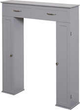 over the Toilet Storage Cabinet, above Toilet Storage Cabinet Organizer, Bathroo