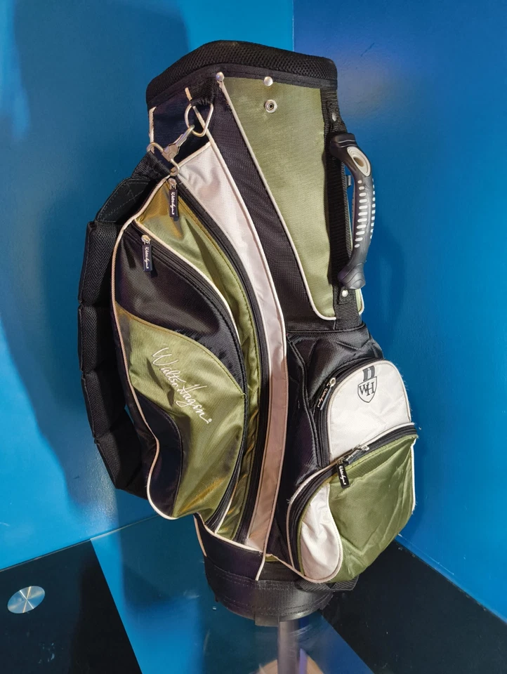 Carro de golf Walter Hagen bolsa multi bolsillo negro/verde Foto 2 de 4