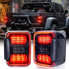 2025 Newest Led Tail Lights for Jeep Gladiator JT 2020 2021 2022 2023 Rear Lamps