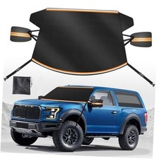 Car Windshield Cover for Snow and Ice, Car Windshield Snow Cover Kit with Side