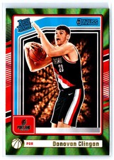 2024-25 Donruss #223 Donovan Clingan Holo Green Laser
