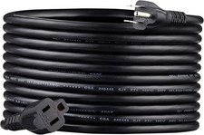 Amazon Basics Extension Cord, 20 Ft, 3 Prong Outlet Extender, Indoor Extension C