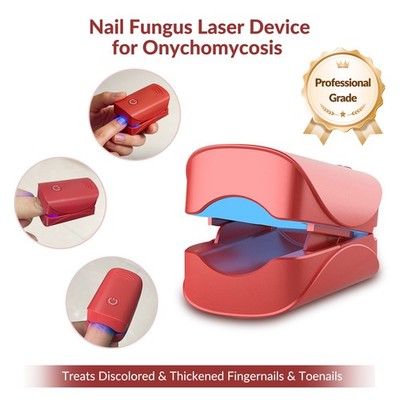 Nail Fungus Light Therapy Device for Toenails Fingernail Rechargeable Nail Care