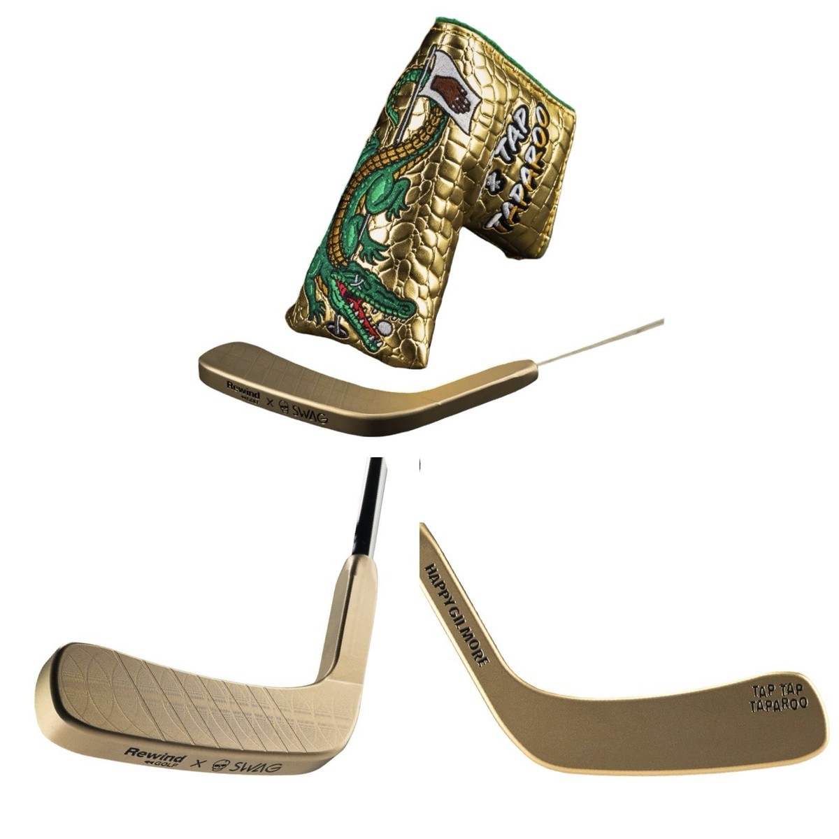NEW Swag X Rewind Golf Happy Gilmore Putter HOCKEY RH 36