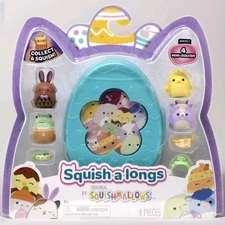 Squishmallows Easter collection Squish a longs Serie 2, 1" mini figures, 4 pack
