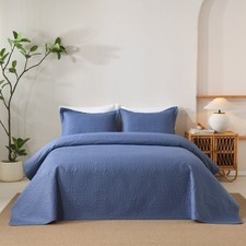 100 Polyester Ultrasonic Quilted Lightweight Quilt Bedspread Set
