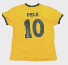 Brazil Pele Signed Soccer CUSTOM Jersey 3XW CC PSA DNA ITP COA