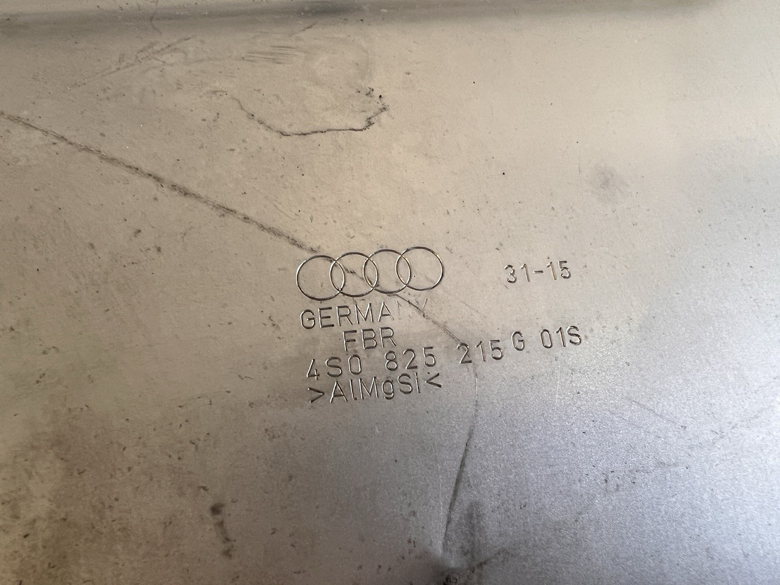 Lamborghini Huracan Rear Left Underbody panel P/N 4S0825215G