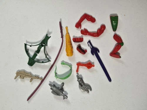 Vintage Motu He-Man 15 Accessories Weapons Lot Original