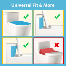 Baby Toilet Lock 2 Pack for Child Safety, Baby Proof Toilet Seat Lock with ...