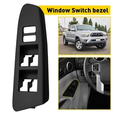 FOR TOYOTA 2012-2015 TACOMA 4D CAB FRONT LEFT MASTER POWER WINDOW SWITCH BEZEL