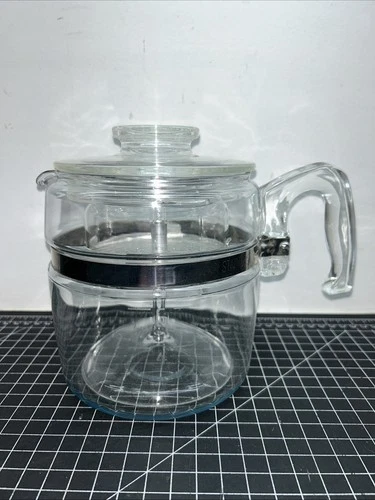 New ListingVintage  Pyrex Flameware 7756-B Glass Percolator 6 Cup Coffee Pot COMPLETE!