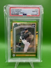 2024 Donruss - Optic Prospects Lime Green Prizm #131 Paul Skenes 45/149 Pirates