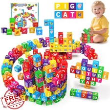 Magnetic Blocks Toddler 1-3 36pc ABC Number Learning STEM Toy