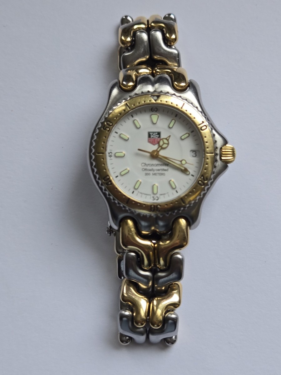 Tag Heuer Link White Dial Two-Tone Date Swiss Autimatic Watch-S87